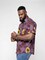 African Men Short Sleeves Shirt Made with African Wax Prints product 2